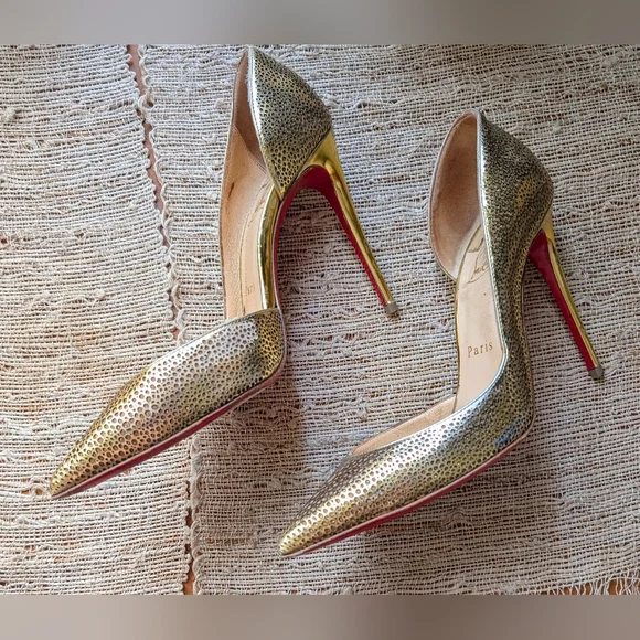 Christian Louboutin Galu Half-d’orsay 100 mm READ - Picture 3 of 8